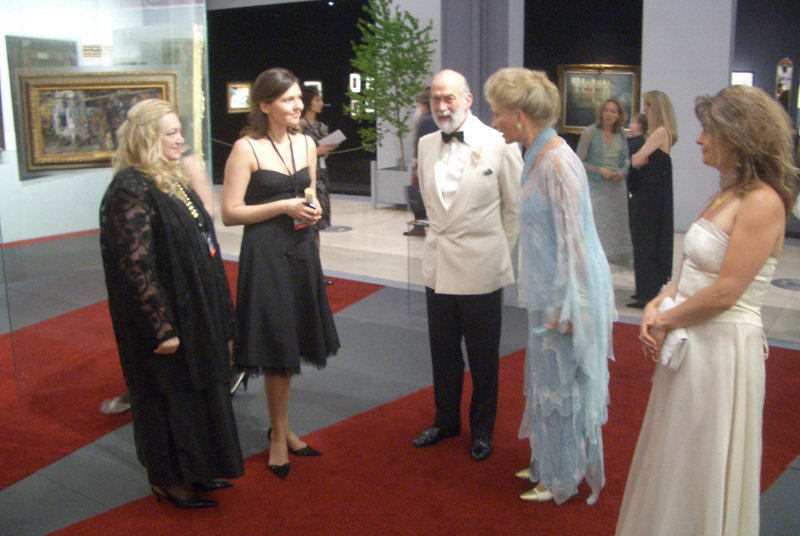 Gala preview. His Royal Highness Prince Michael of Kent with her Royal Highness Princess Michael of Kent (Baroness Marie Christine von Reibnitz)